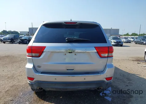 2012 Jeep Grand Cherokee Overland z USA, uszkodzony, nr VIN 1C4RJECT6CC125594